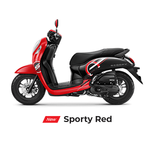 scoopy sporty red